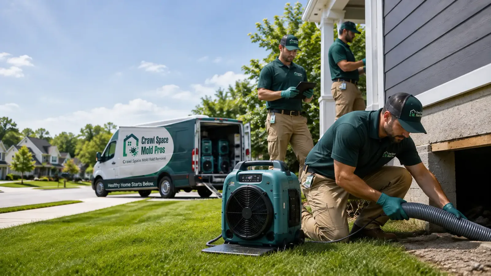 Crawl Space Mold Removal in Deloit, IA